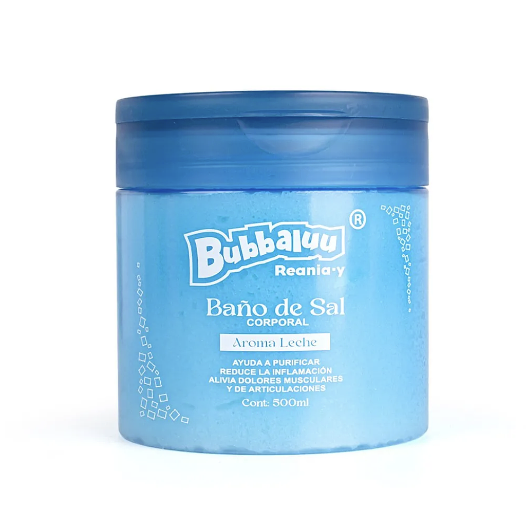 Bubbaluu - Baño De Sal Corporal Leche 500ml