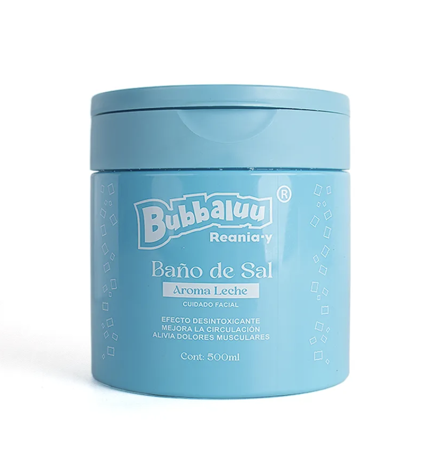 Baño De Sal Facial Bubbaluu Leche 500ml