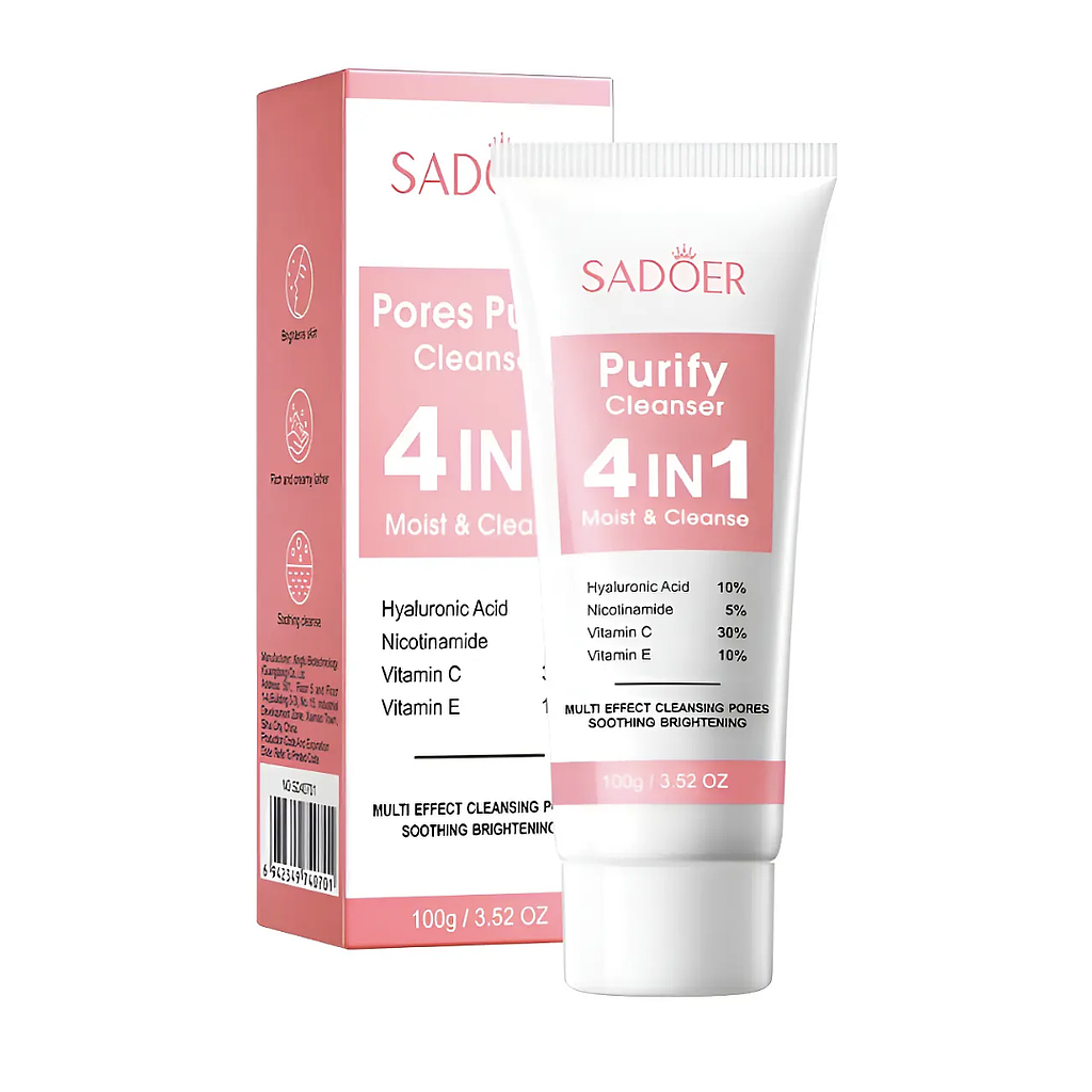 Sadoer - Limpiador Facial 4 in 1 100gr