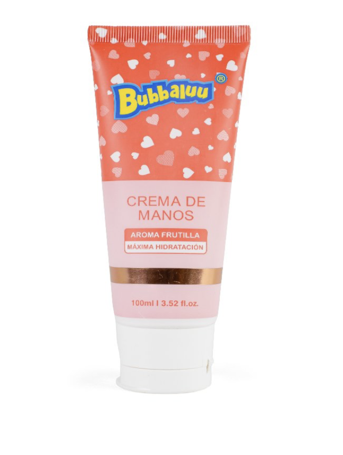 Cremas de Mano Bubbaluu Frutilla 100 gr