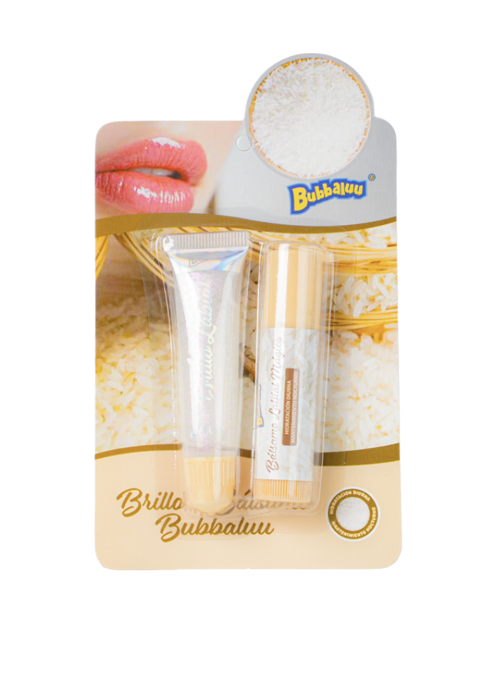 Bubbaluu - Set Brillo + Balsamo Arroz
