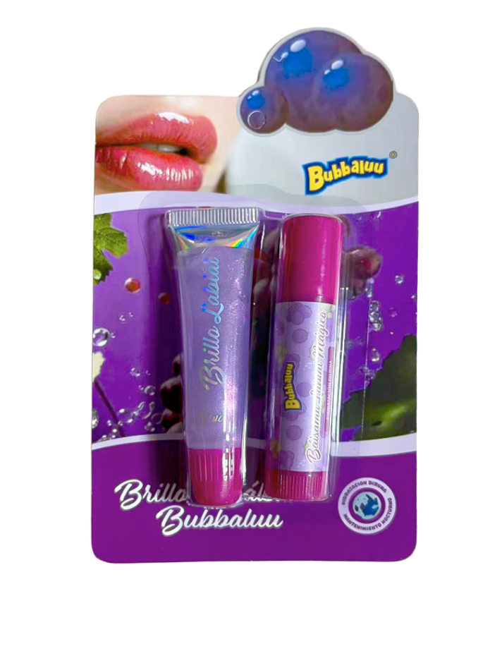 Bubbaluu - Set Brillo + Balsamo Uva