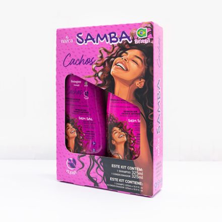 Samba - SET SHAMPOO Y ACONDICIONADOR CACHOS 325ml