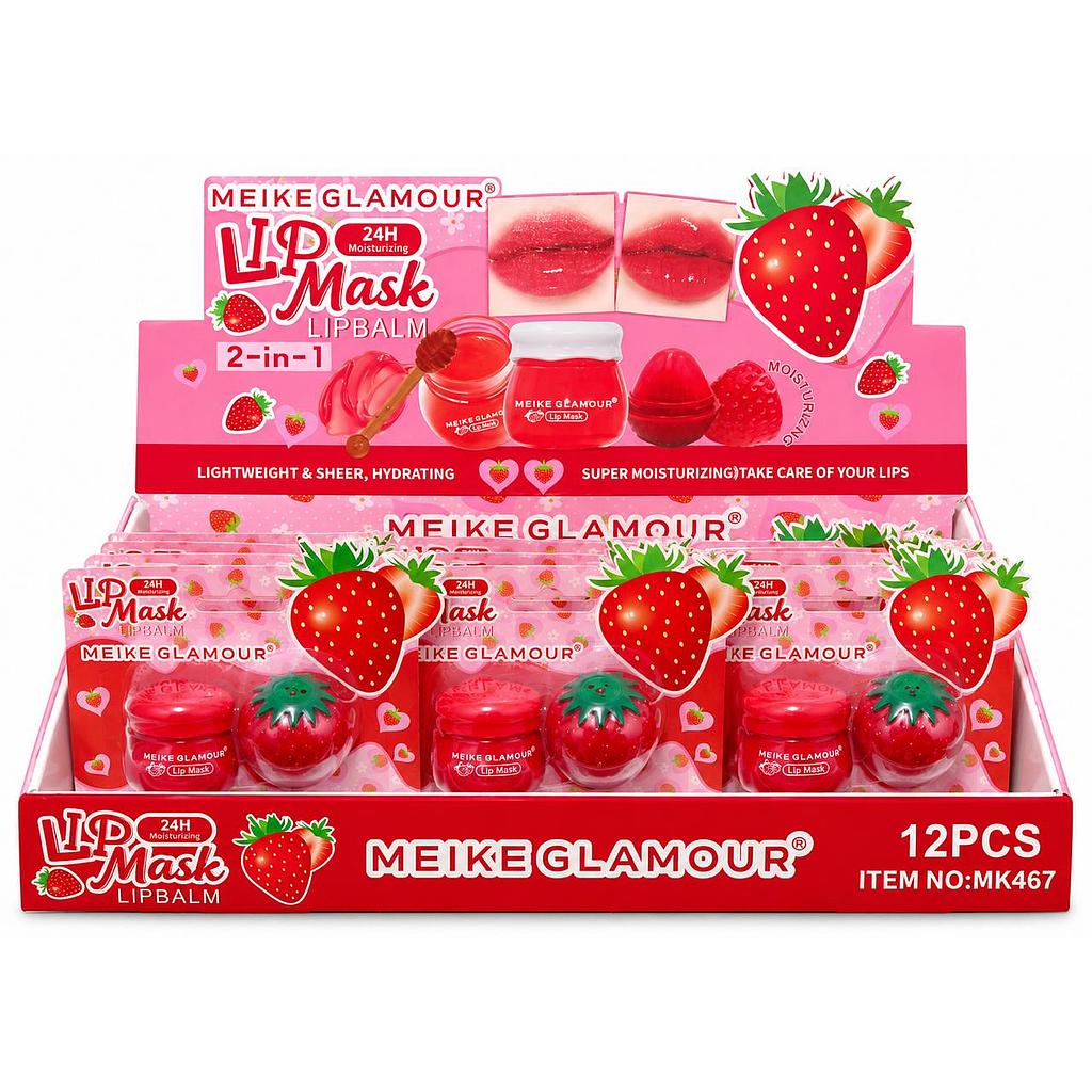 Meike Glamour - Duo Lip Mask + Lip Balm