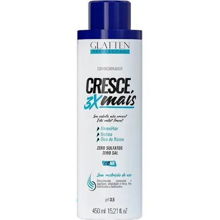Glatten - Condicionador Cresce 3x Mais 450ml