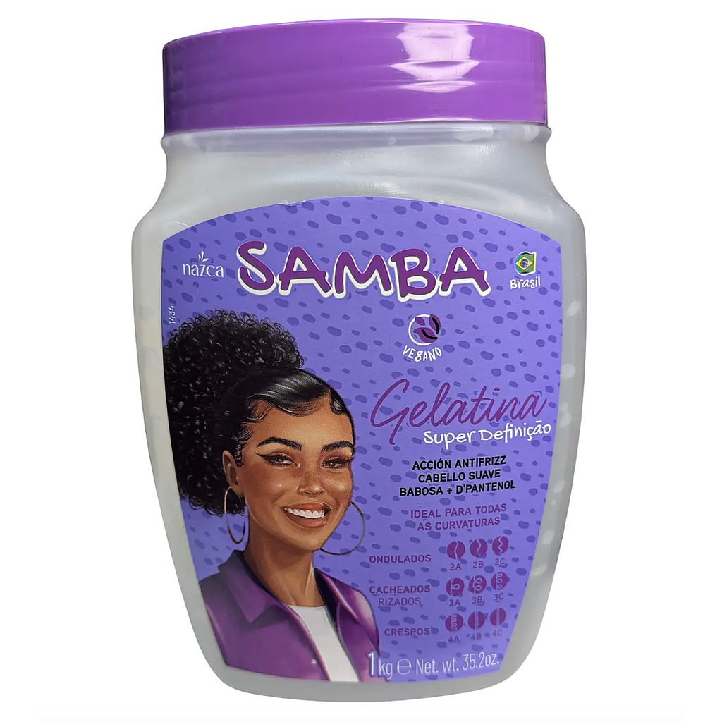 Samba - Gelatina Capilar 1 Kilo Super Definicion