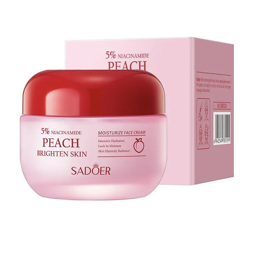 Sadoer - Crema Facial 5% Niacinamide - Durazno 50gr