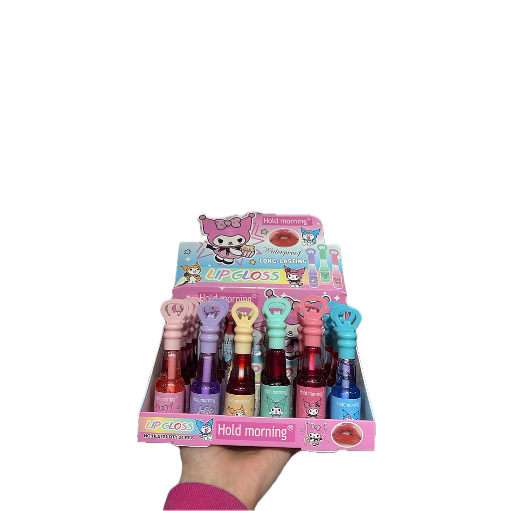Lip Gloss Botella Kuromi