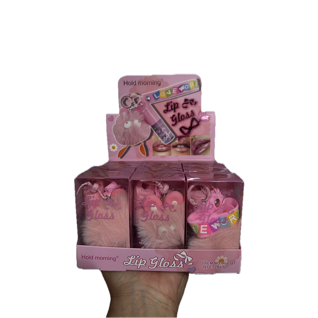 Hold Morning - Lip Gloss Llavero LOVE WORLD