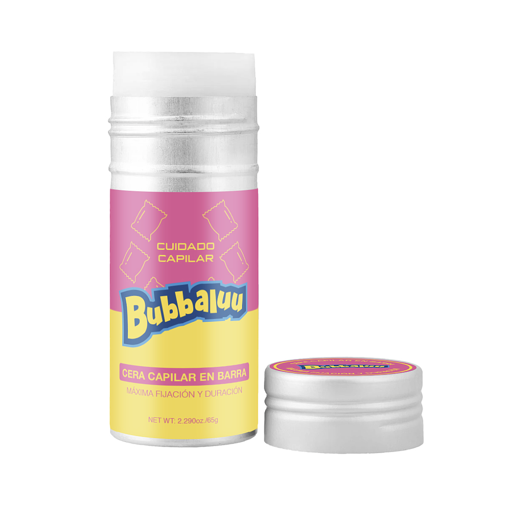 Bubbaluu - Barra de Cera Fijadora Cabello Tutti Frutti