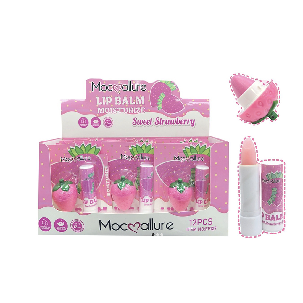 Mocoallure - Set Balsamo Labial Frutilla